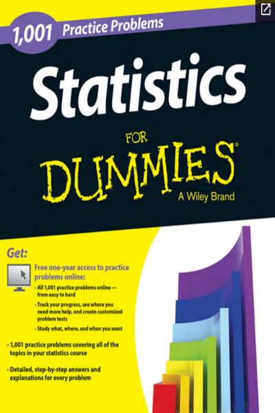 Statistics 1001 Practice Problems for Dummies